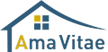 Logo Ama vitae maisons partagées pour personnes âgées atteintes d'Alzheimer